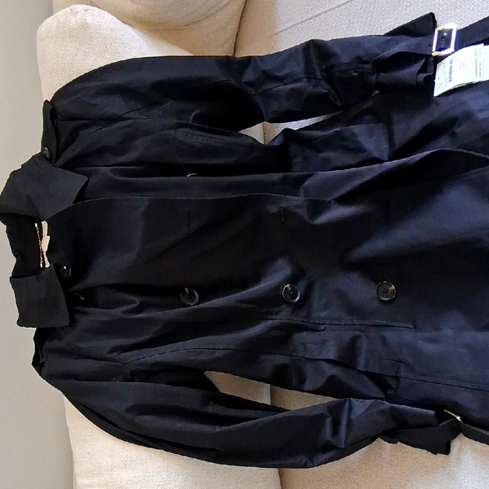 Womens Black Trench Coat